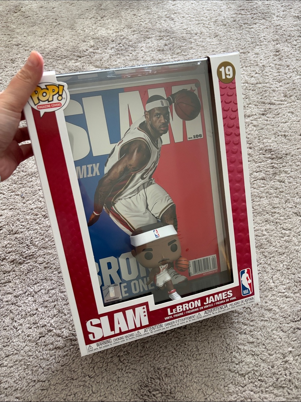Funko SLAM LeBron James Vinyl Figure - Red/White/Blue